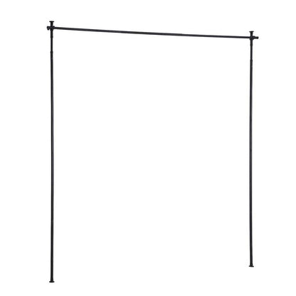 Artiss Furniture > Bedroom > Room Dividers Artiss Room Divider Curtain Rod Extendable Black