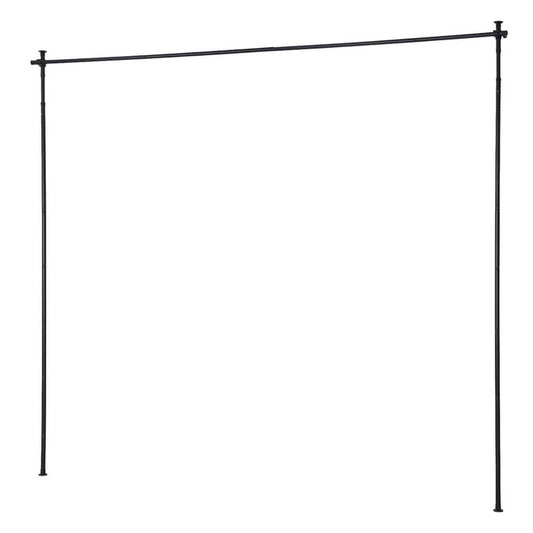 Artiss Furniture > Bedroom > Room Dividers Artiss Room Divider Curtain Rod Extendable Black