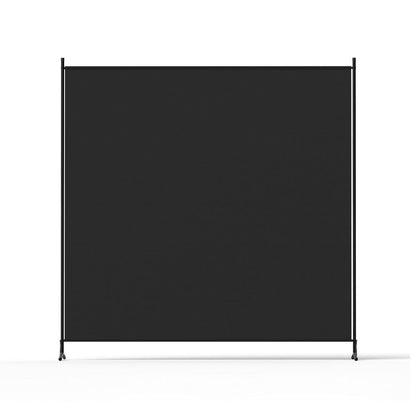 Artiss Furniture > Bedroom > Room Dividers Artiss Room Divider Screen 175x180cm Fabric Black
