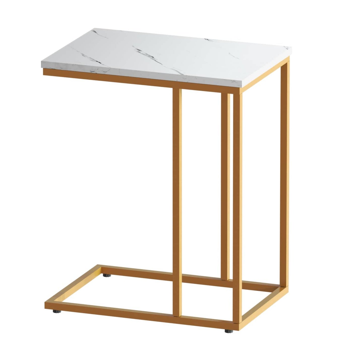 Artiss Furniture > Dining > Buffets & Sideboards Artiss Coffee Table Side Table Marble Effect Emma