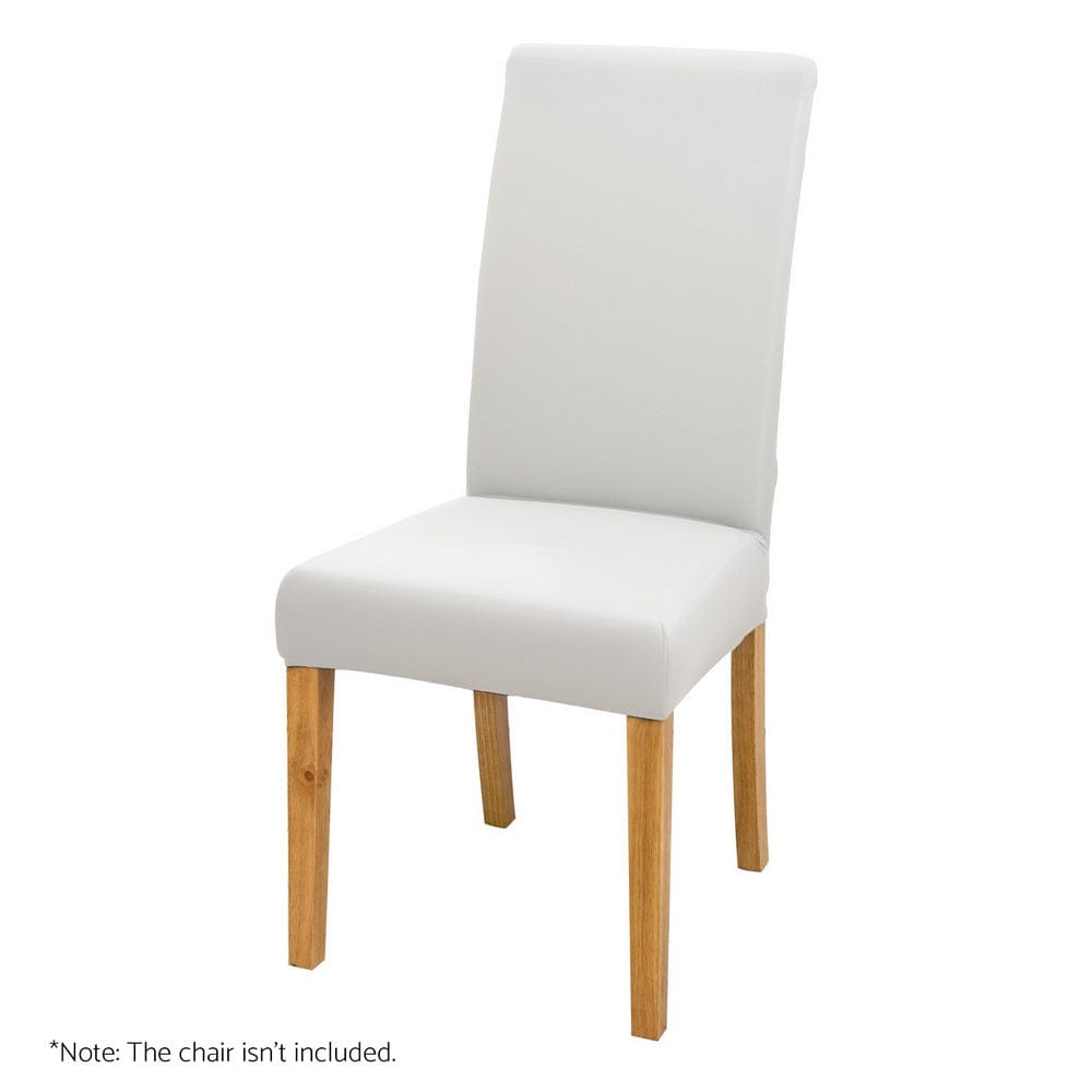 Artiss Furniture > Dining > Dining Set Artiss Dining Chair Covers 6x Slipcovers Spandex Stretch Banquet Wedding White