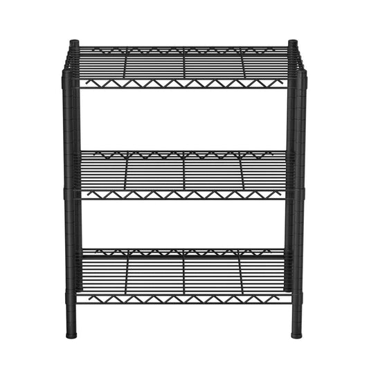 Artiss Furniture > Dining > Kitchen & Dining Trolleys Artiss 3-Tier Shelving Unit Adjustable Garage Storage Shelves Kitchen Rack Steel