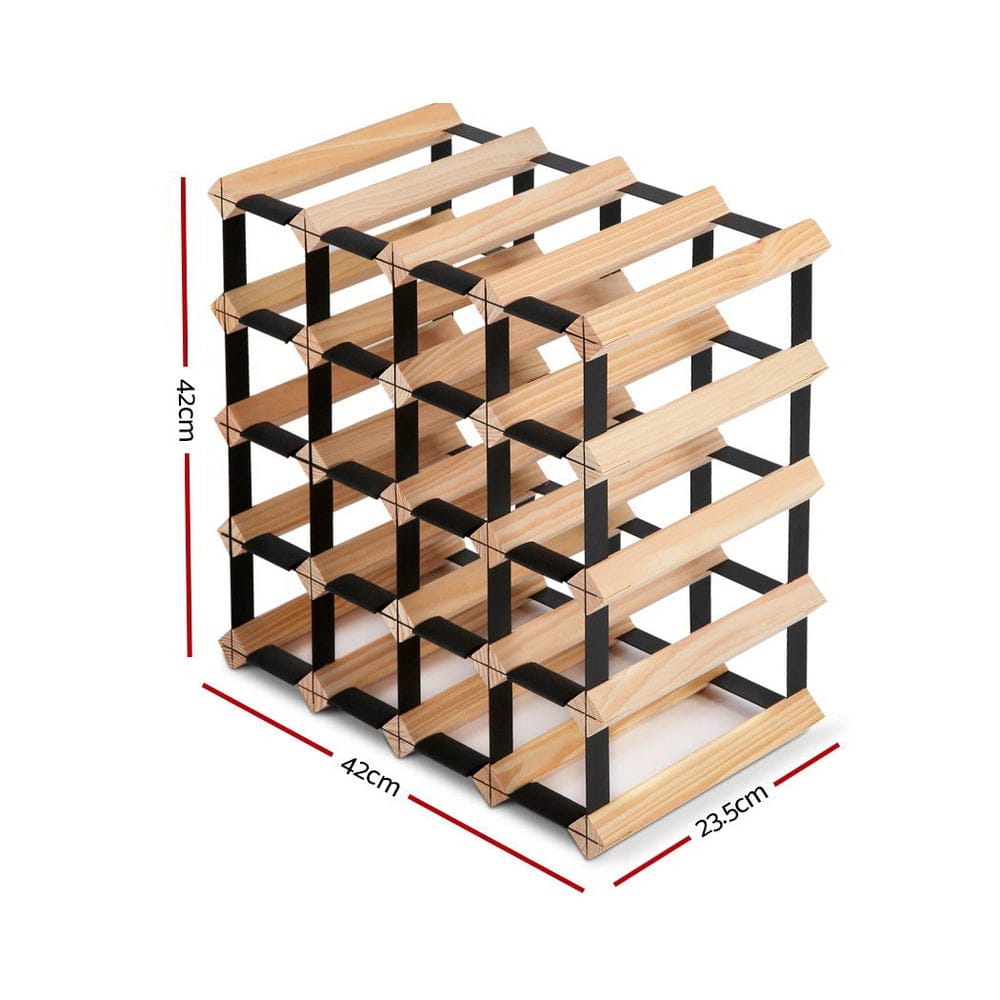 Artiss Furniture > Dining > Wine Racks Artiss Wine Rack 20 Bottle
