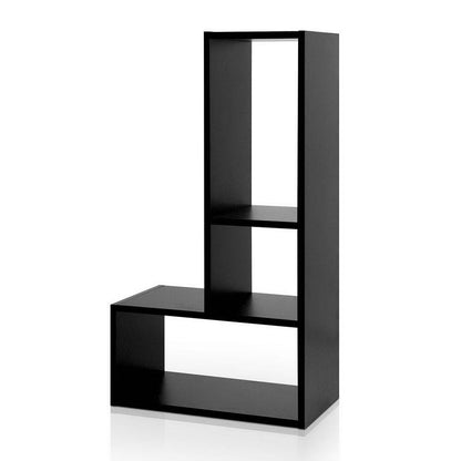 Artiss Furniture > Living Room > Bookcases & Shelves Artiss Bookshelf L Shape DIY - Black