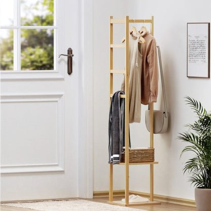 Artiss Furniture > Living Room > Coat Racks Artiss Clothes Rack Airer Coat Stand Bamboo