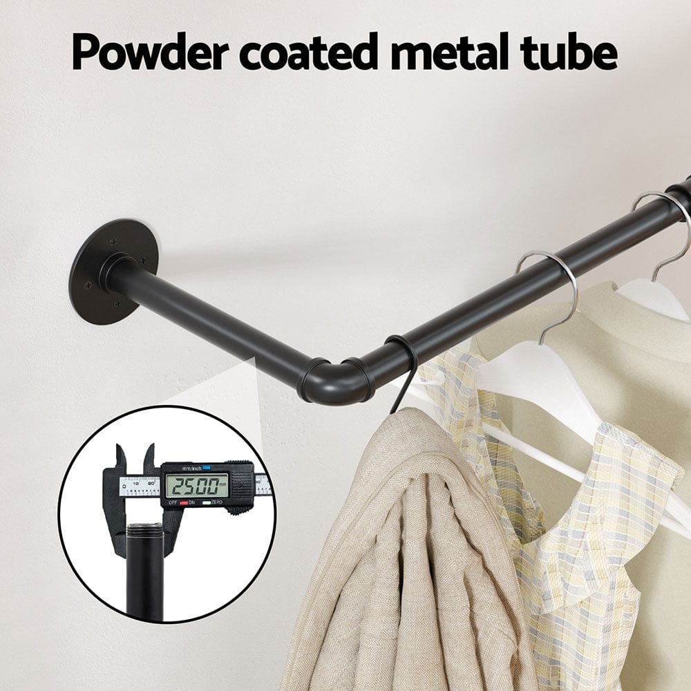 Artiss Furniture > Living Room > Coat Racks Artiss Clothes Rack Airer Floating Shelf Metal