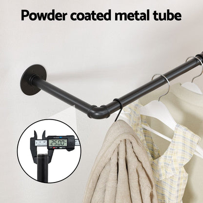 Artiss Furniture > Living Room > Coat Racks Artiss Clothes Rack Airer Floating Shelf Metal