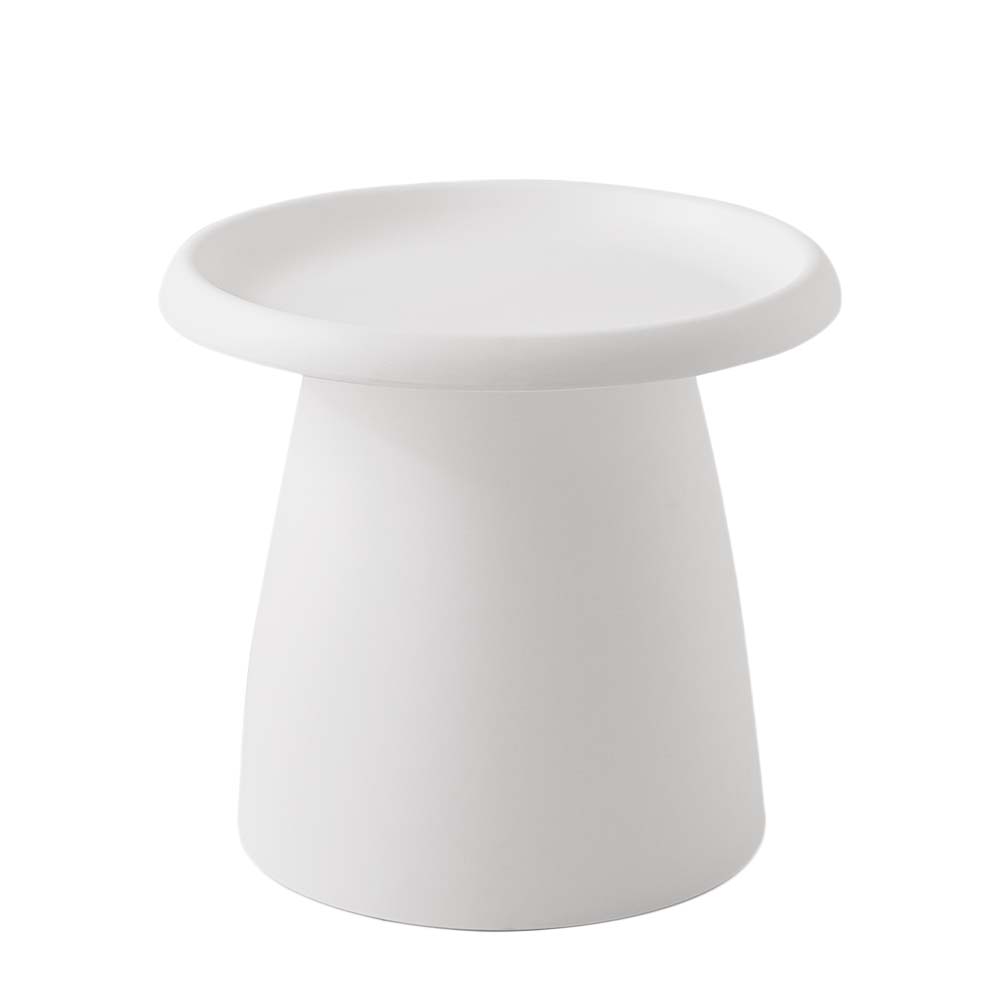 Artiss Furniture > Living Room > Coffee Tables Artiss Coffee Table Round 52CM Plastic White