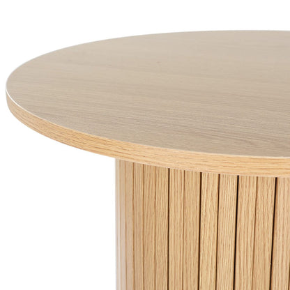 Artiss Furniture > Living Room > Coffee Tables Artiss Coffee Table Round Fluted Base PIIA
