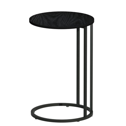 Artiss Furniture > Living Room > Coffee Tables Artiss Coffee Table Side Table Round Black Martha