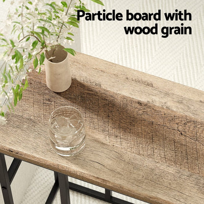 Artiss Furniture > Living Room > Coffee Tables Artiss Coffee Table Side Table Walnut Anika