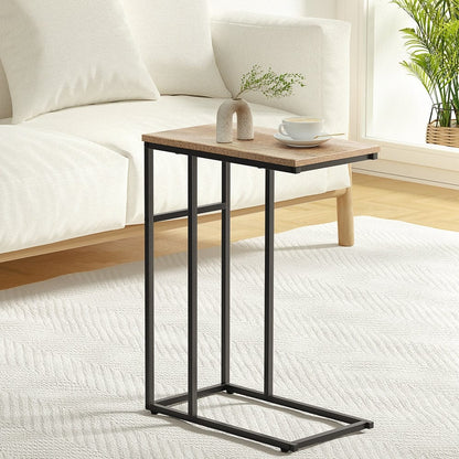 Artiss Furniture > Living Room > Coffee Tables Artiss Coffee Table Side Table Walnut Anika