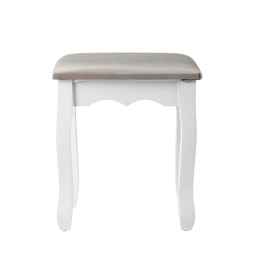 Artiss Furniture > Living Room > Ottomans & Footstools Artiss Dressing Table Stool Velvet Grey