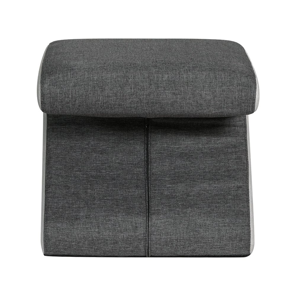 Artiss Furniture > Living Room > Ottomans & Footstools Artiss Ottoman Foot Stool Arrow Linen Grey
