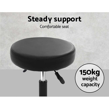 Artiss Furniture > Living Room > Ottomans & Footstools Artiss Salon Stool Round Swivel Chair
