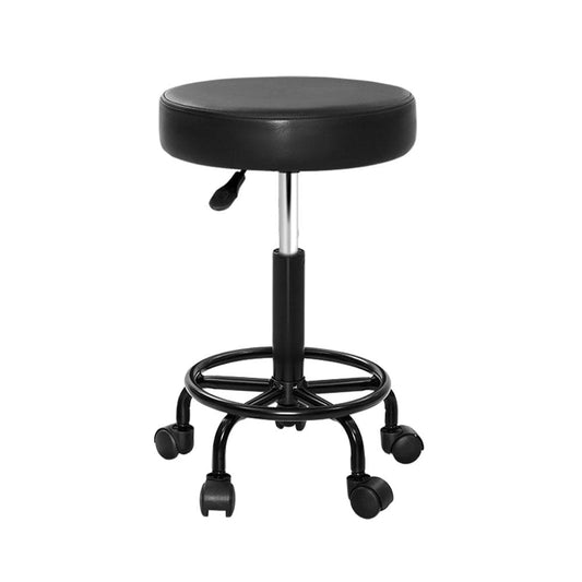 Artiss Furniture > Living Room > Ottomans & Footstools Artiss Salon Stool Round Swivel Chair