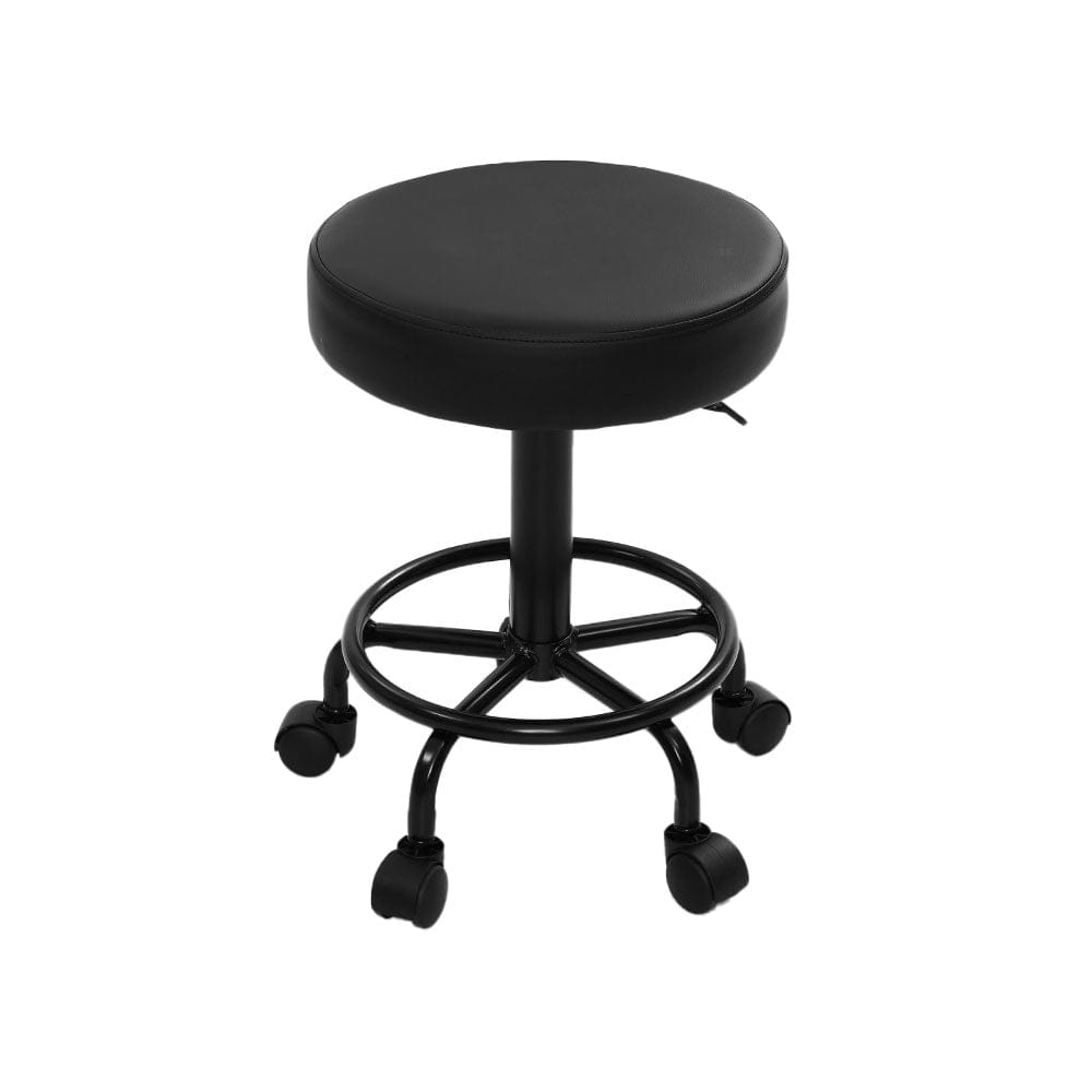 Artiss Furniture > Living Room > Ottomans & Footstools Artiss Salon Stool Round Swivel Chair