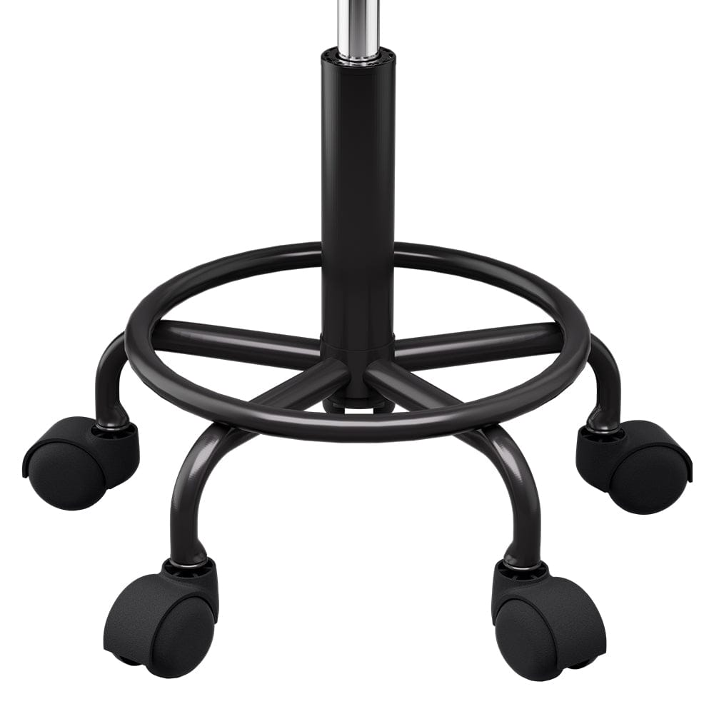 Artiss Furniture > Living Room > Ottomans & Footstools Artiss Salon Stool Round Swivel Chairs Black