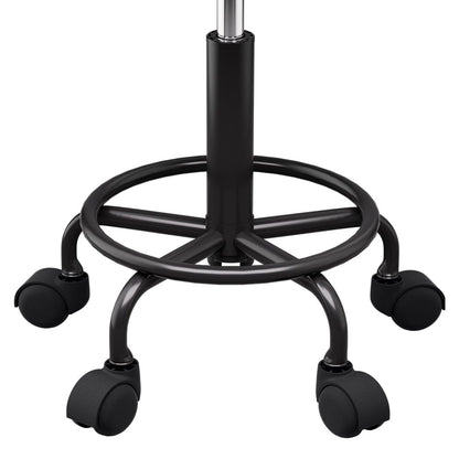 Artiss Furniture > Living Room > Ottomans & Footstools Artiss Salon Stool Round Swivel Chairs Black