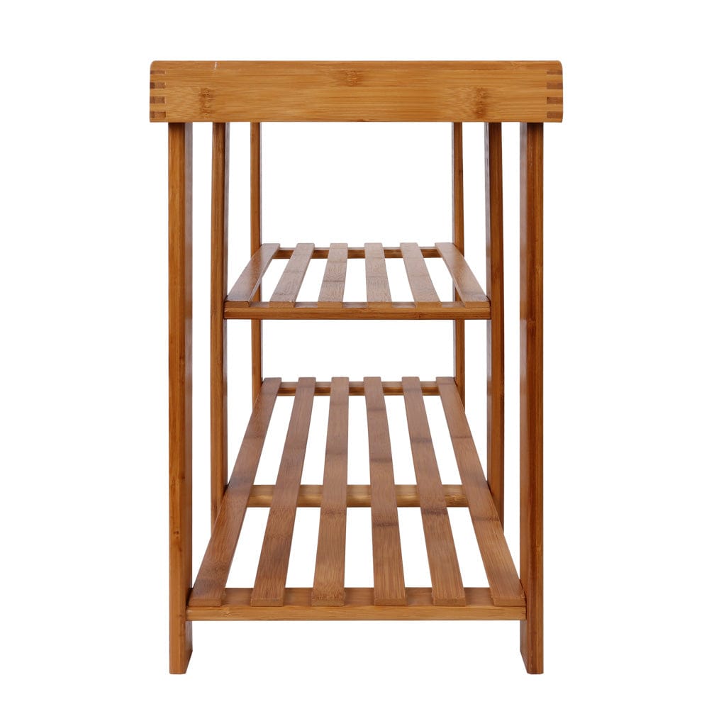 Artiss Furniture > Living Room > Shoe Storage Artiss Bamboo Shoe Rack Bench