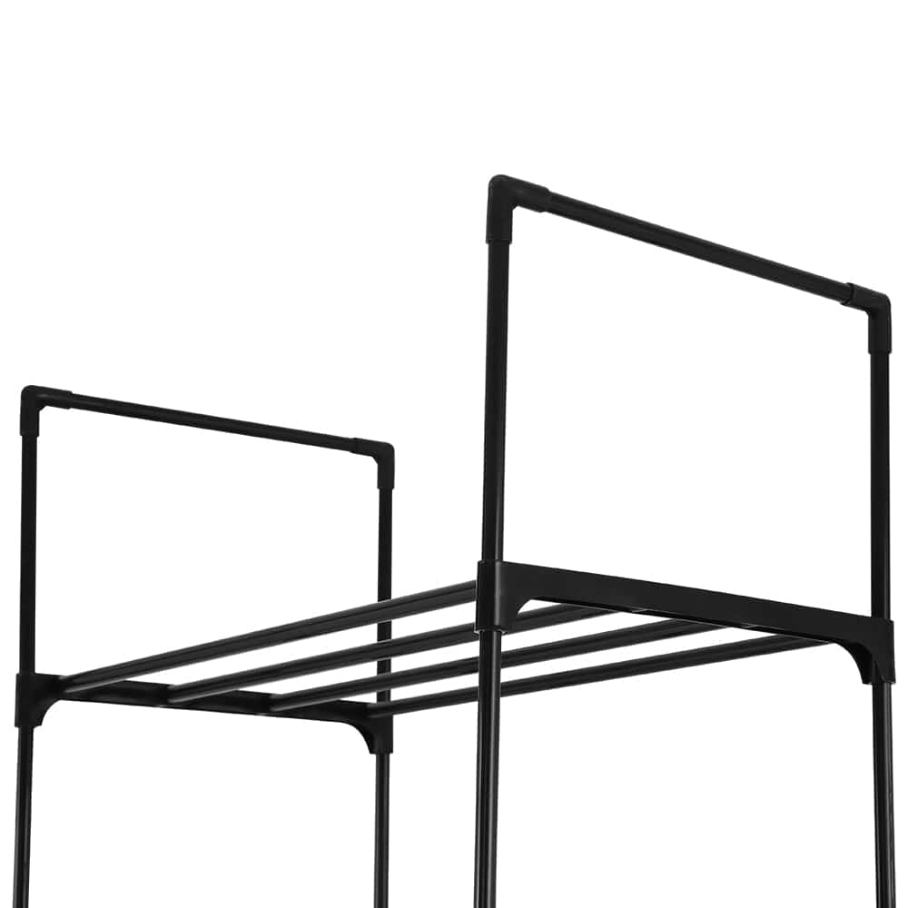 Artiss Furniture > Living Room > Shoe Storage Artiss Shoe Rack DIY Stackable 10-tier Black Dunn
