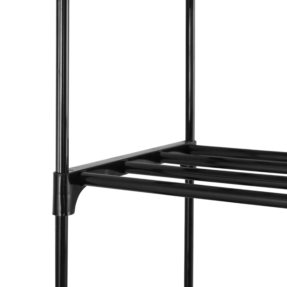 Artiss Furniture > Living Room > Shoe Storage Artiss Shoe Rack DIY Stackable 10-tier Black Dunn