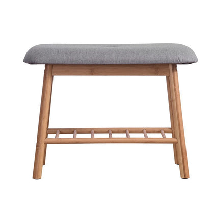 Artiss Furniture > Living Room > Shoe Storage Artiss Shoe Rack Shoe Bench Fabric Seat 2 Pairs