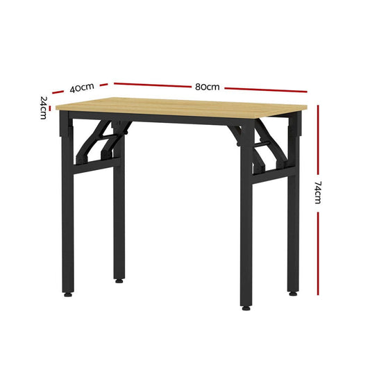 Artiss Furniture > Office > Desks Artiss Computer Desk Laptop Table Bookshelf Desk Storage Rack Office Study Oak