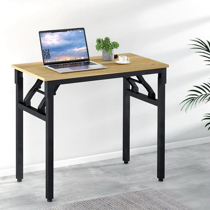 Artiss Furniture > Office > Desks Artiss Computer Desk Laptop Table Bookshelf Desk Storage Rack Office Study Oak