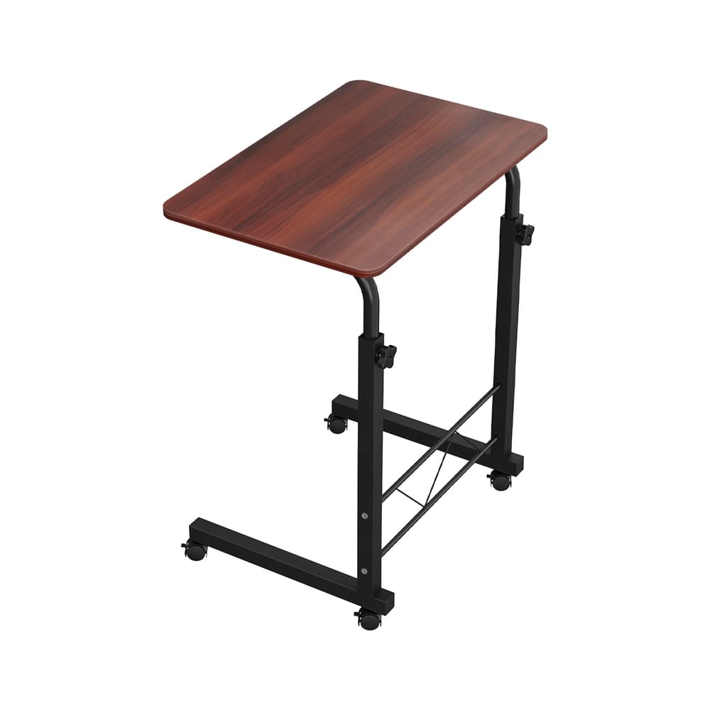 Artiss Furniture > Office > Desks Artiss Laptop Desk Table Adjustable 60CM Dark Wood