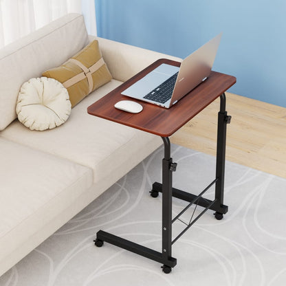 Artiss Furniture > Office > Desks Artiss Laptop Desk Table Adjustable 60CM Dark Wood