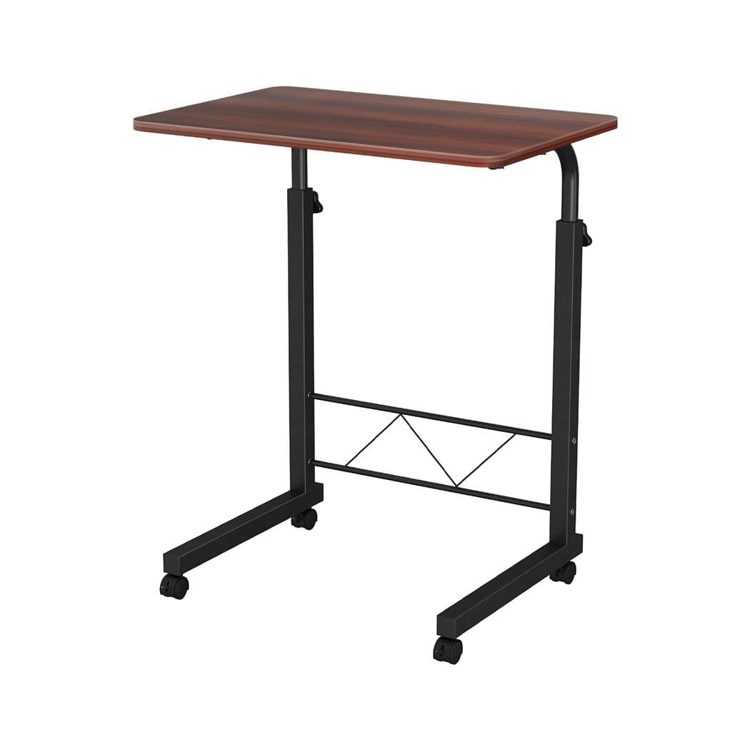 Artiss Furniture > Office > Desks Artiss Laptop Desk Table Adjustable 60CM Dark Wood