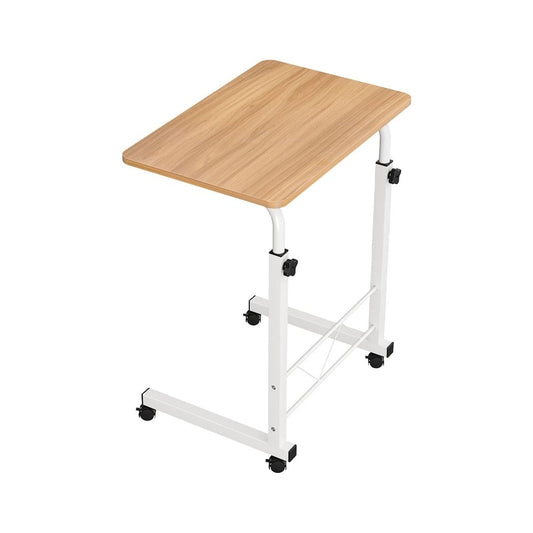 Artiss Furniture > Office > Desks Artiss Laptop Desk Table Adjustable 60CM Light Wood