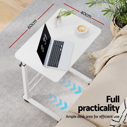 Artiss Furniture > Office > Desks Artiss Laptop Desk Table Adjustable 60CM White