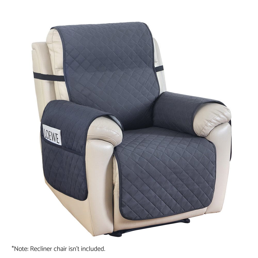 Artiss Furniture > Outdoor > Outdoor Chairs Artiss Recliner Chair Cover 100% Water Resistant Grey
