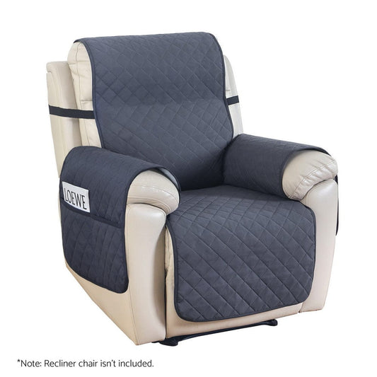 Artiss Furniture > Outdoor > Outdoor Chairs Artiss Recliner Chair Cover 100% Water Resistant Grey