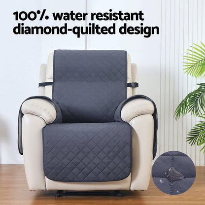 Artiss Furniture > Outdoor > Outdoor Chairs Artiss Recliner Chair Cover 100% Water Resistant Grey
