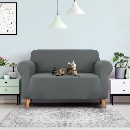 Artiss Furniture > Sofas > Sofa Accessories Artiss Sofa Cover Couch Covers 2 Seater Stretch Grey