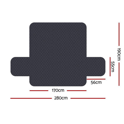 Artiss Furniture > Sofas > Sofa Accessories Artiss Sofa Cover Couch Covers 3 Seater Easy to Clean Dark Grey