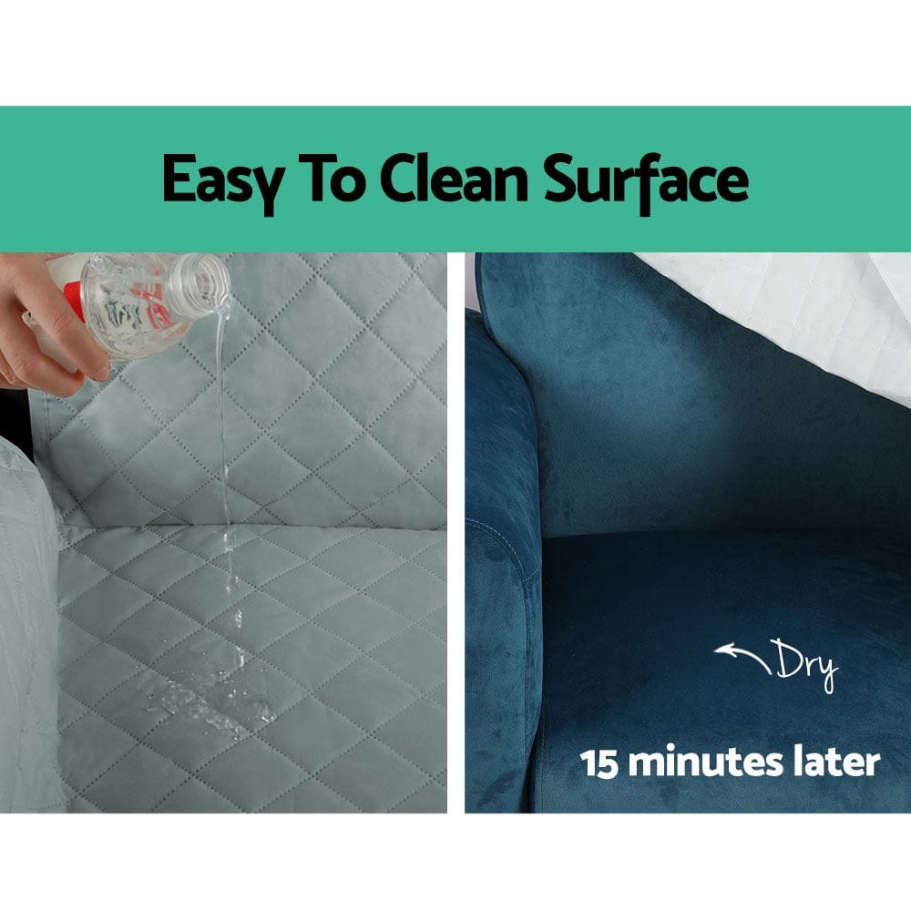 Artiss Furniture > Sofas > Sofa Accessories Artiss Sofa Cover Couch Covers 3 Seater Easy to Clean Grey