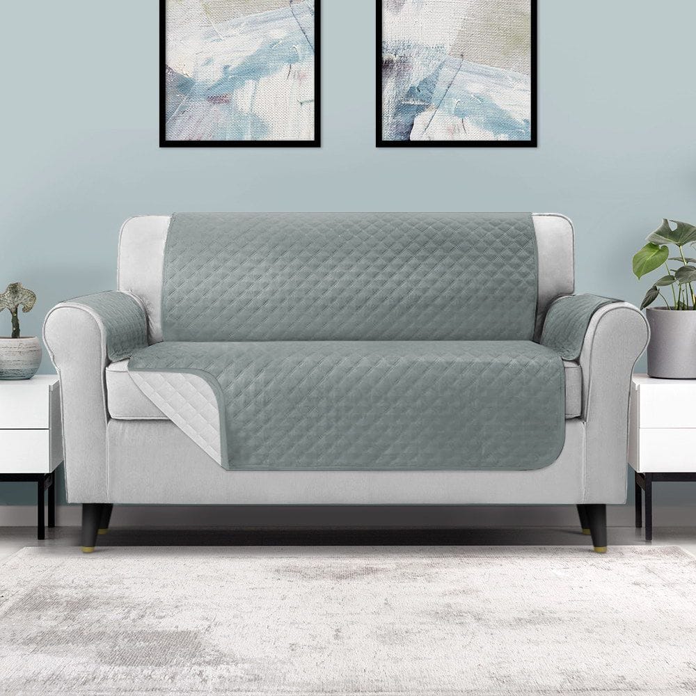 Artiss Furniture > Sofas > Sofa Accessories Artiss Sofa Cover Couch Covers 3 Seater Easy to Clean Grey