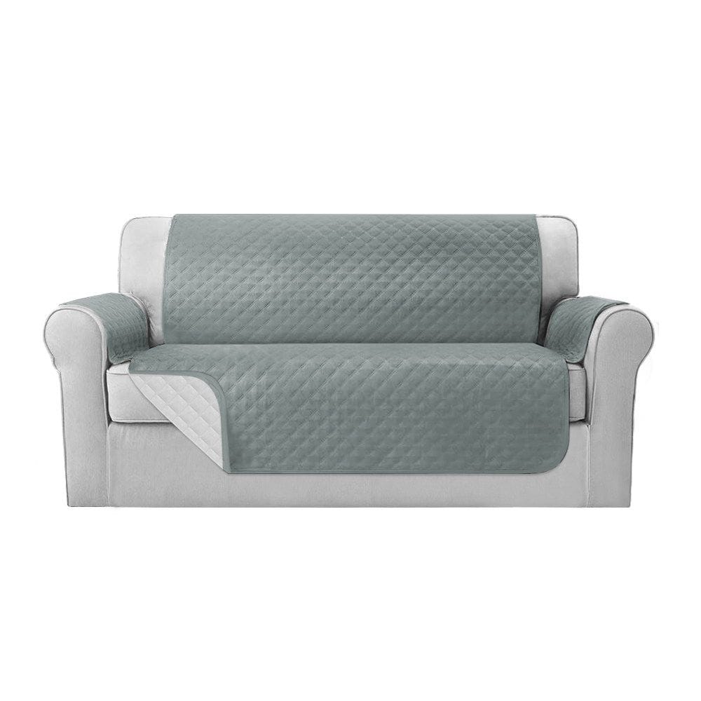 Artiss Furniture > Sofas > Sofa Accessories Artiss Sofa Cover Couch Covers 3 Seater Easy to Clean Grey