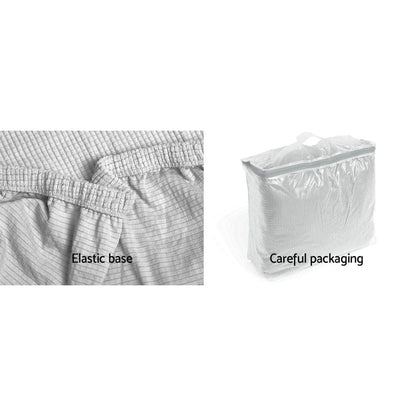 Artiss Furniture > Sofas > Sofa Accessories Artiss Sofa Cover Couch Covers 3 Seater High Stretch Grey
