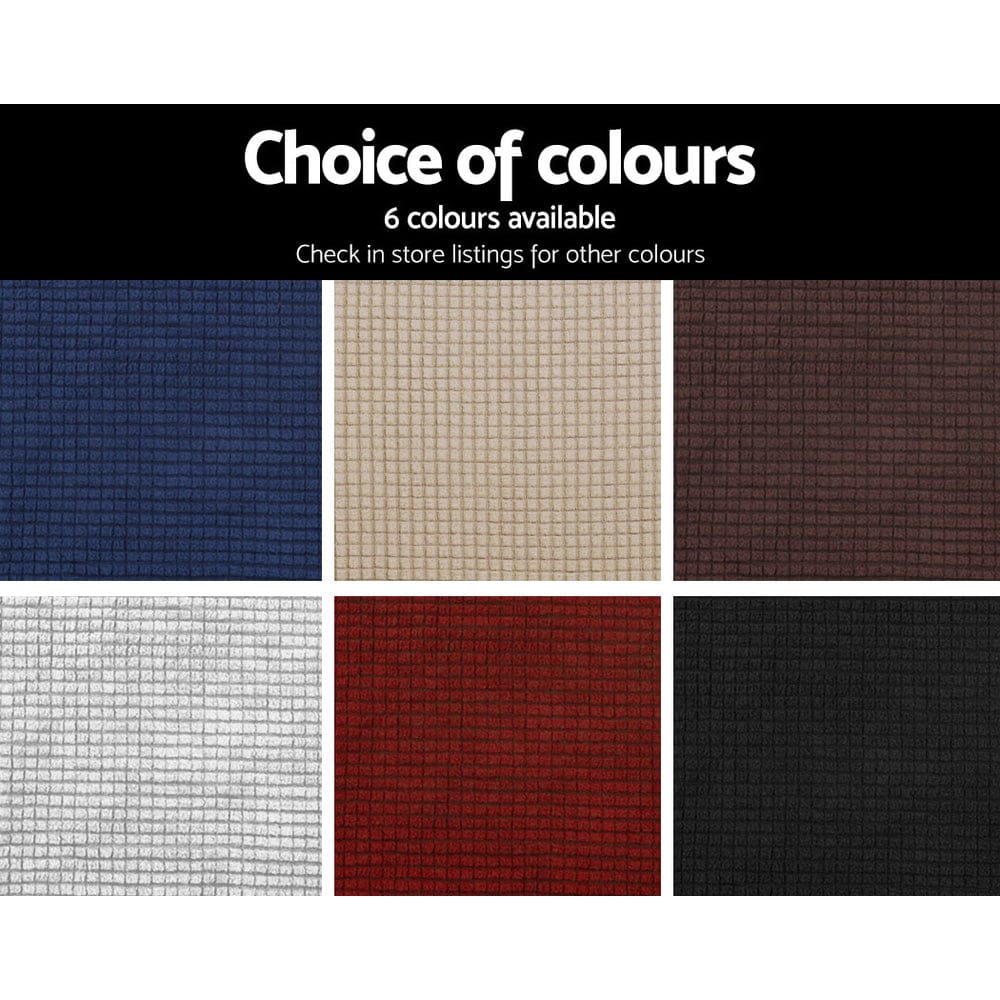 Artiss Furniture > Sofas > Sofa Accessories Artiss Sofa Cover Couch Covers 3 Seater High Stretch Grey