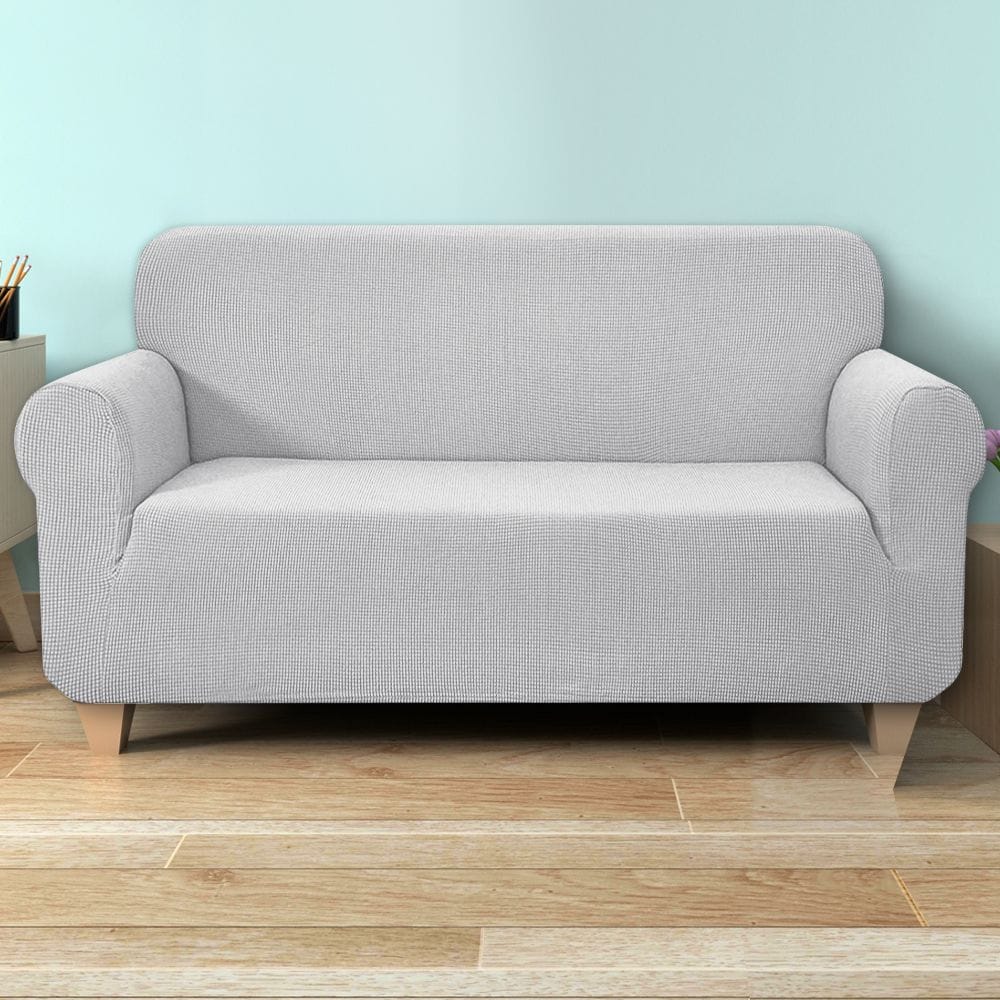 Artiss Furniture > Sofas > Sofa Accessories Artiss Sofa Cover Couch Covers 3 Seater High Stretch Grey