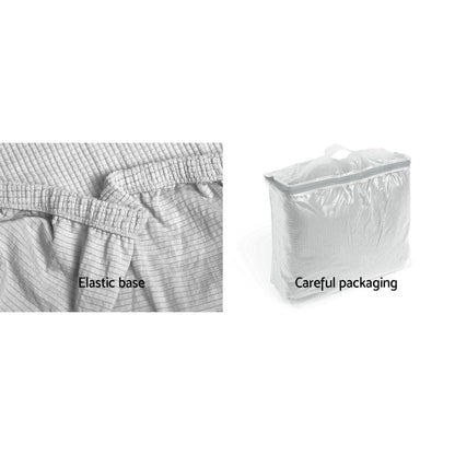 Artiss Furniture > Sofas > Sofa Accessories Artiss Sofa Cover Couch Covers 3 Seater High Stretch Grey