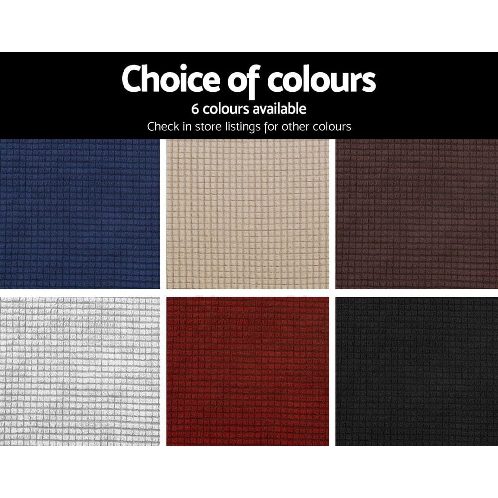 Artiss Furniture > Sofas > Sofa Accessories Artiss Sofa Cover Couch Covers 3 Seater High Stretch Grey