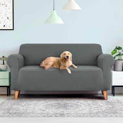 Artiss Furniture > Sofas > Sofa Accessories Artiss Sofa Cover Couch Covers 3 Seater Stretch Grey