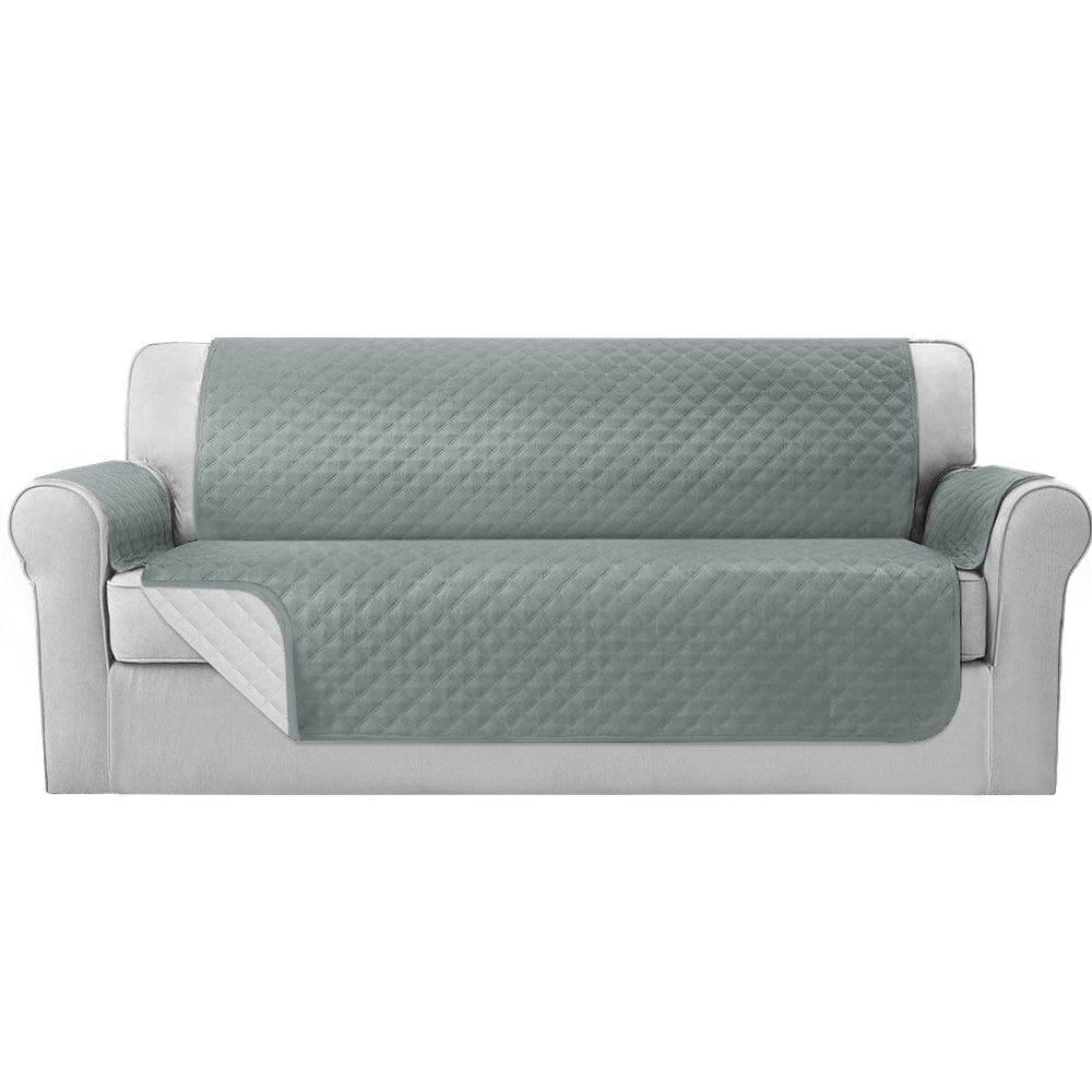 Artiss Furniture > Sofas > Sofa Accessories Artiss Sofa Cover Couch Covers 4 Seater 100% Water Resistant Grey