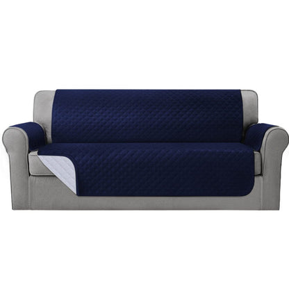 Artiss Furniture > Sofas > Sofa Accessories Artiss Sofa Cover Couch Covers 4 Seater 100% Water Resistant Navy